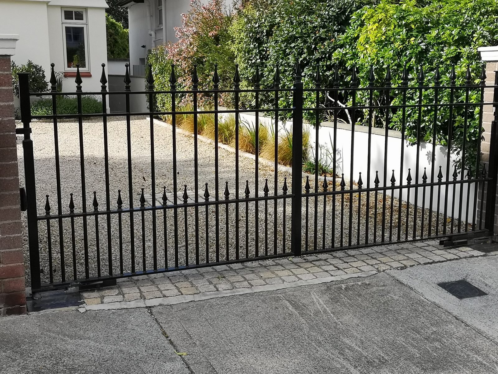 Spear-top railing gates like these for homes in Lisburn